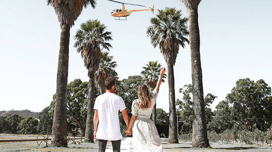 Private 10 Minute Barossa Valley Heli Flight - For 3 People