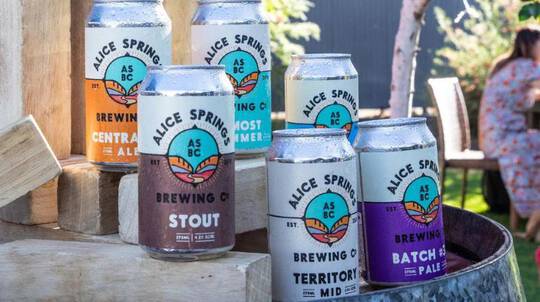 Alice Springs Brewery Tasting Paddle and Pizza - For 2